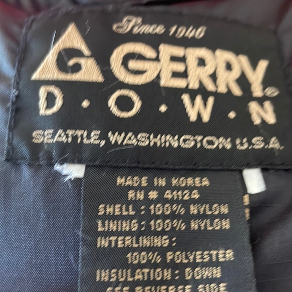 Gerry Down Feather Puffer Jacket Size Medium - Picture 10 of 13